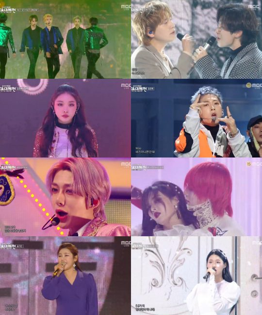 ‘2019 MBC 가요대제전’ 방송화면. /사진=MBC