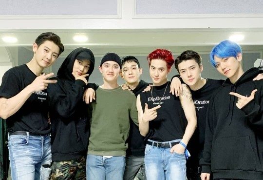 사진=엑소 공식 SNS