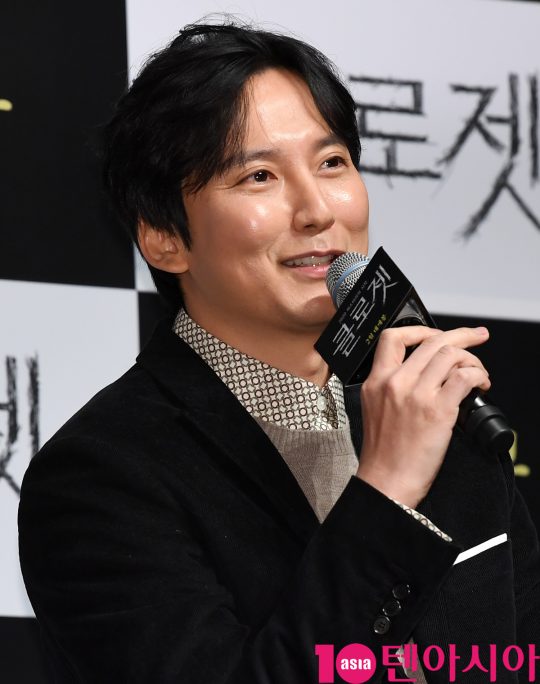 배우 김남길이 2일 오전 서울 신사동 CGV압구정에서 열린 영화 ‘클로젯’ 제작보고회에 참석했다. /조준원 기자 wizard333@