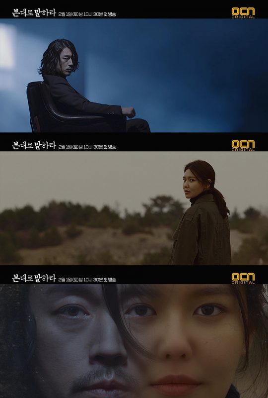 OCN 새 토일 오리지널 ‘본 대로 말하라’ 티저/사진= OCN 제공