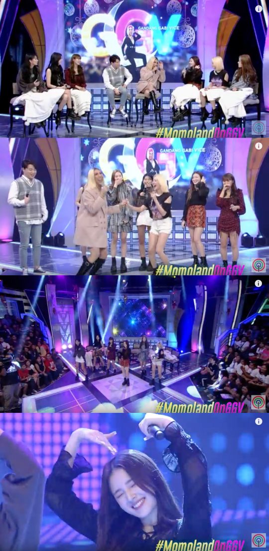 그룹 모모랜드 / 사진=간당가비바이스 방송화면 캡처