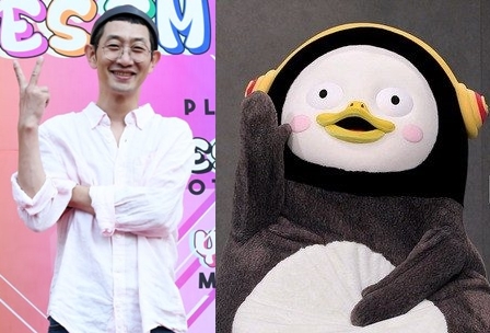 DJ DOC의 김창열(왼쪽), 펭수./사진=텐아시아DB, 자이언트펭TV