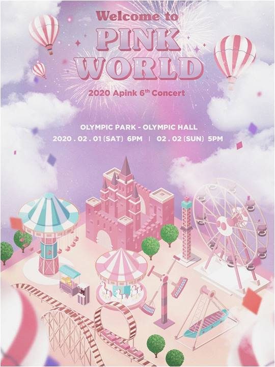 에이핑크 콘서트 포스터./ 사진제공=플레이엠