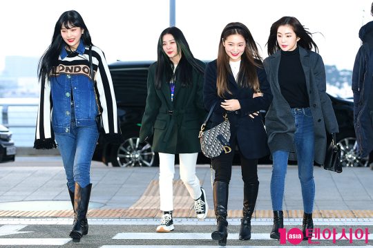그룹 레드벨벳 조이(왼쪽부터), 슬기, 예리, 아이린./사진=텐아시아DB