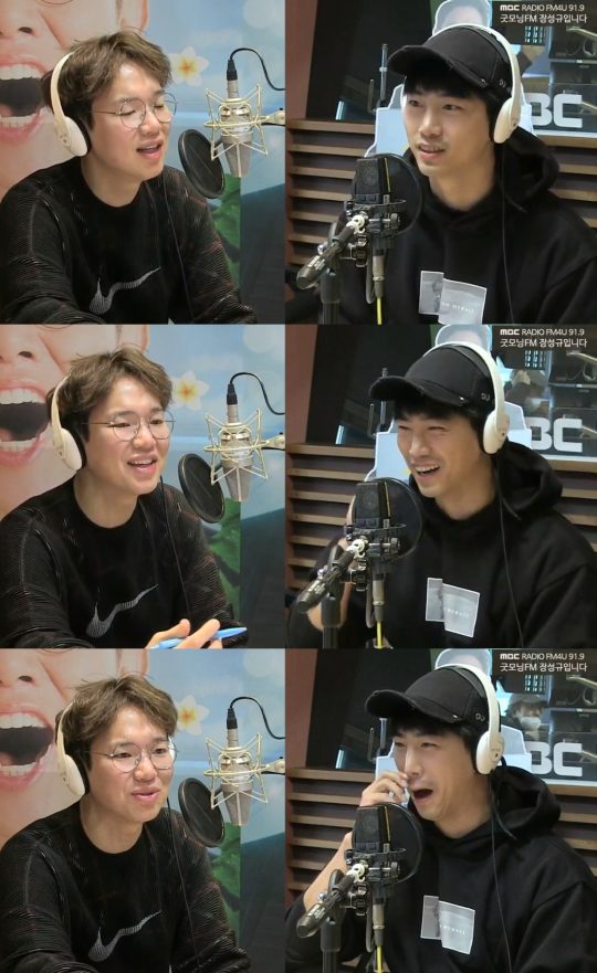 ‘굿모닝FM’ 장성규-택연./ 사진=MBC 보이는 라디오
