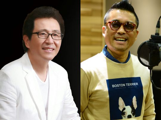 장욱조(왼쪽), 김건모. /사진=텐아시아DB