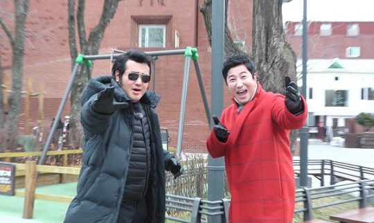 ‘내기맨’ 김보성(왼쪽), 이훈. /사진제공=SBS플러스
