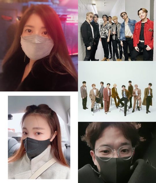 배우 윤세아(왼쪽부터 시계방향), 방탄소년단, 슈퍼주니어, 장성규, 안혜경./ 사진=인스타그램, 빅히트,