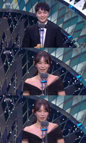 [2019 SBS 연기대상] 서도영·심이영, 장편 최우수상 “사랑하는 가족에게 영광을”