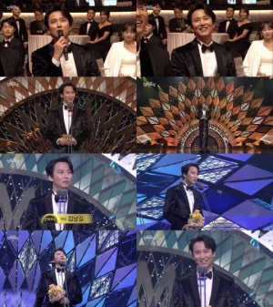 김남길, 'SBS 연기대상' 대상까지...'열혈사제'로 8관왕 달성