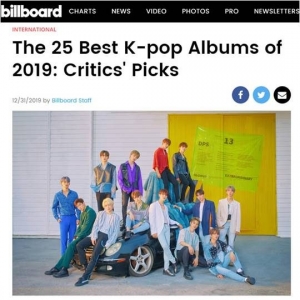 세븐틴 ‘An Ode’, 美 빌보드 비평가 선정 '2019 BEST K팝 앨범 25' 1위