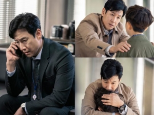 '검사내전' 이선균, 아들 향한 심각한 표정 포착…위기의 父子
