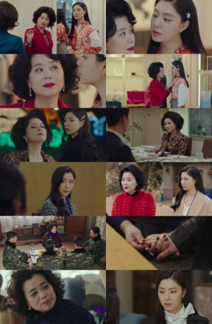 '사랑의 불시착' 장혜진X서지혜, 화려한 언변+카리스마...요절복통 모녀 케미