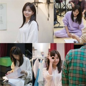 '열정 부자' 한보름, &#39;궁궐의 연인&#39; 비하인드 컷 공개...'여신 비주얼'
