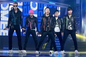 빅뱅, <엠카>에서 밴드로 변신