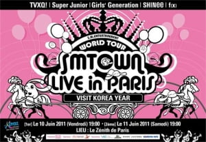 SMTOWN 파리 공연 영상 공식 페이스북에 공개