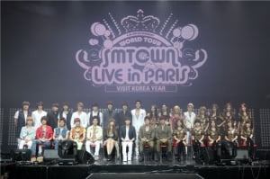 SM 소속 한국 가수들 파리 공연 성공적으로 마쳐
