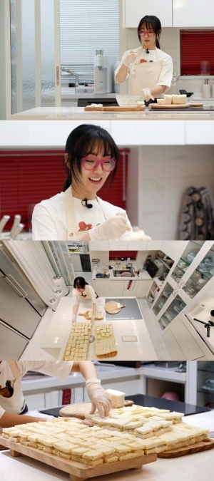 '편스토랑' 이유리, 땡초 멘보샤 150개 '뚝딱'