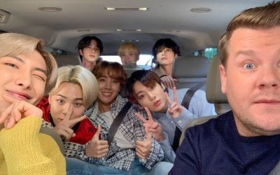 방탄소년단, 美 '제임스 코든쇼' 코너 '카풀 카라오케'서 맹활약…거침없는 글로벌 행보