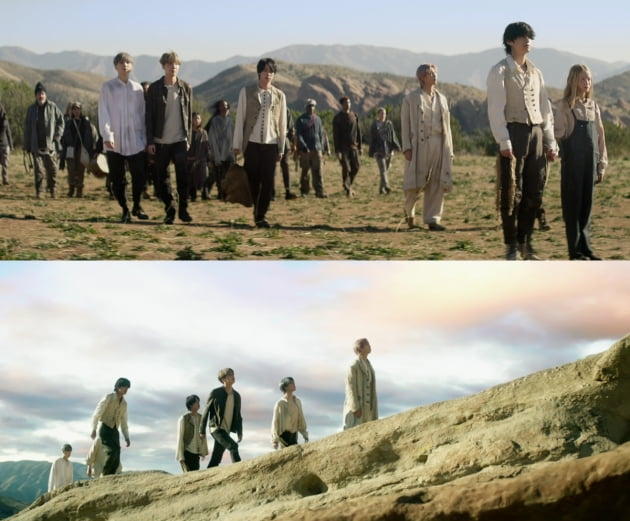 방탄소년단, 타이틀곡 'ON' 두 번째 MV 공개…이것은 영화다!