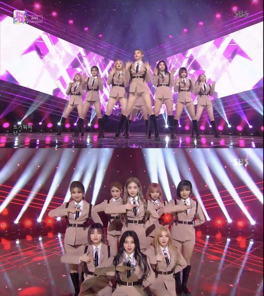 SBS ‘인기가요’ 방송화면. /사진=SBS
