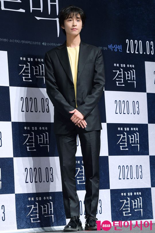 배우 홍경이 6일 오전 서울 신사동 CGV압구정에서 열린 영화 ‘결백’ 제작보고회에 참석했다. / 서예진 기자 yejin@