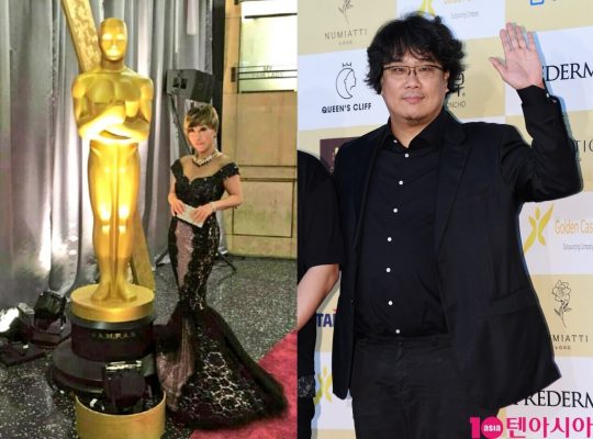 소프라노 조수미, 봉준호 감독./ 사진=트위터, 텐아시아DB