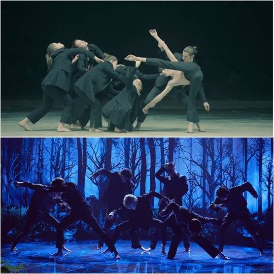 방탄소년단 ‘블랙 스완’ 아트필름(위), ‘블랙 스완’ 퍼포먼스./ 사진제공=빅히트 엔터테인먼트, erence Patrick / @terencepatrick