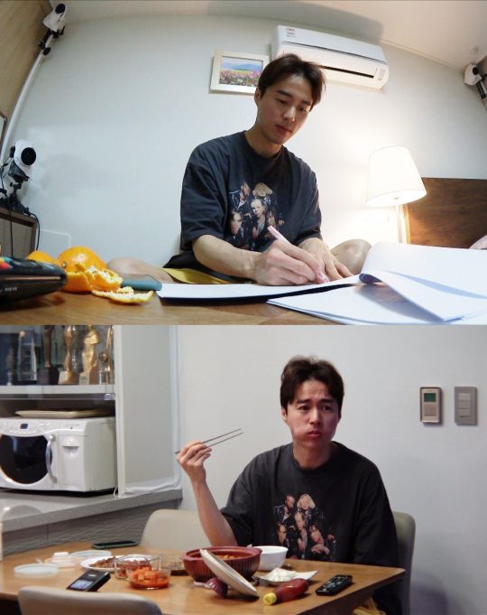 ‘미운 우리 새끼’에 출연한 배우 오민석/ 사진제공=SBS