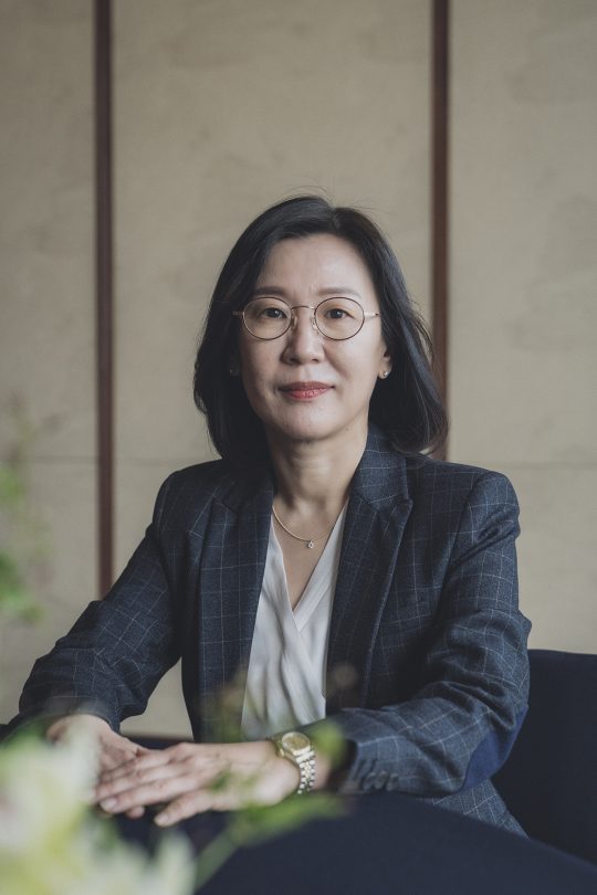 영화 ‘기생충’의 제작자 곽신애 바른손이앤에이 대표. /사진제공=CJ엔터테인먼트