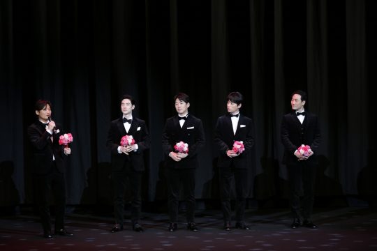 영화 ‘사냥의 시간’의 주역들이 22일(현지시간) 열린 베를린국제영화제 프리미어 스크리닝에 참석했다. /사진제공=리틀빅픽처스