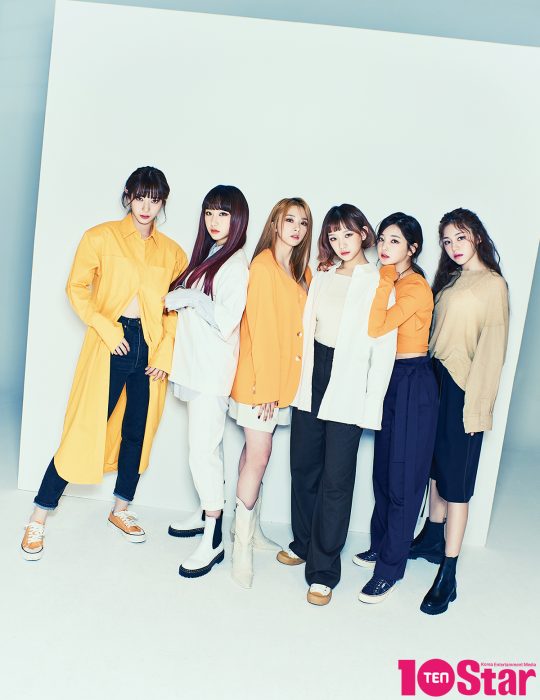 ‘텐스타’ 3월호 표지 모델 로켓펀치./ 사진제공=텐스타