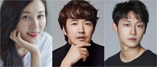 배우 김하늘(왼쪽부터), 윤상현, 이도현./사진=각 소속사 제공