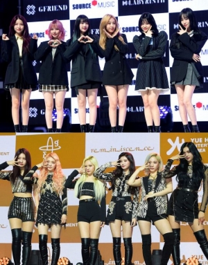 [TEN 이슈] 한날한시 컴백 여자친구·에버글로우, 음원차트·화제성 싹쓸이