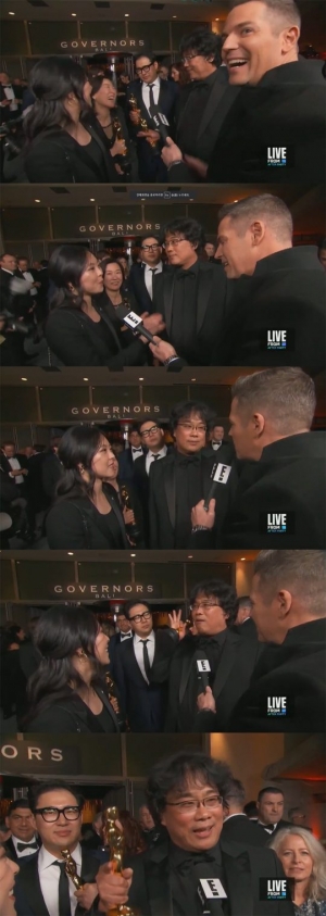 봉준호 “아카데미 감독상 수상 때 가장 놀라...술 마실 준비 OK”