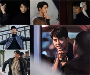 '더 게임' 옥택연, 비하인드 컷 대방출...“멋지거나 귀엽거나”