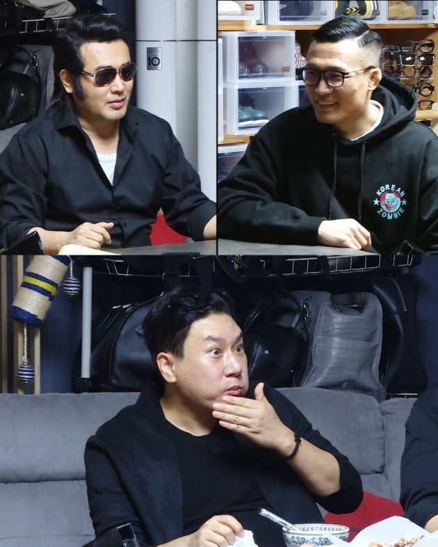 정찬성이 김보성, 이상민을 만났다. /사진제공=SBS '미운 우리 새끼'