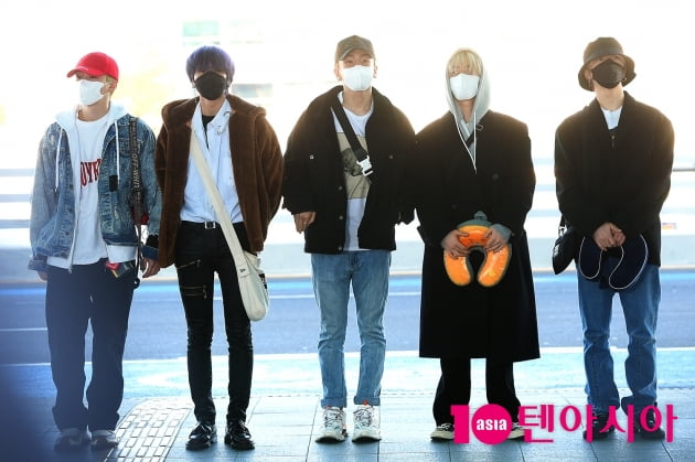 [TEN 포토] 원팀 '출국 준비 완료!'