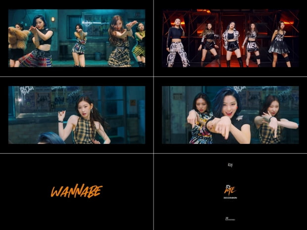 사진=그룹 ITZY의 'WANNABE' MV 퍼포먼스 티저 캡처