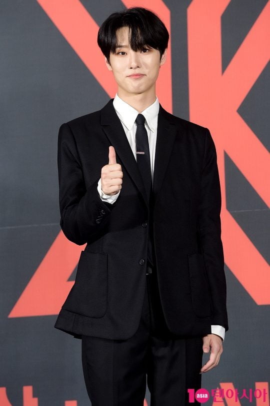 엑스원 첫 미니 앨범 ‘비상:QUANTUM LEAP’ 기자간담회 당시 조승연./ 텐아시아 DB