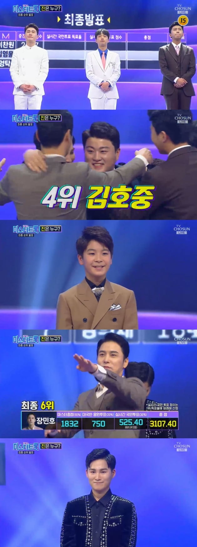 '미스터트롯' 최종 결과 발표 /사진=TV조선 방송화면 캡처