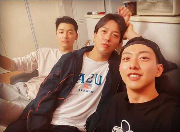씨엔블루 강민혁 정용화 이정신 / 사진 = 이정신 인스타그램
