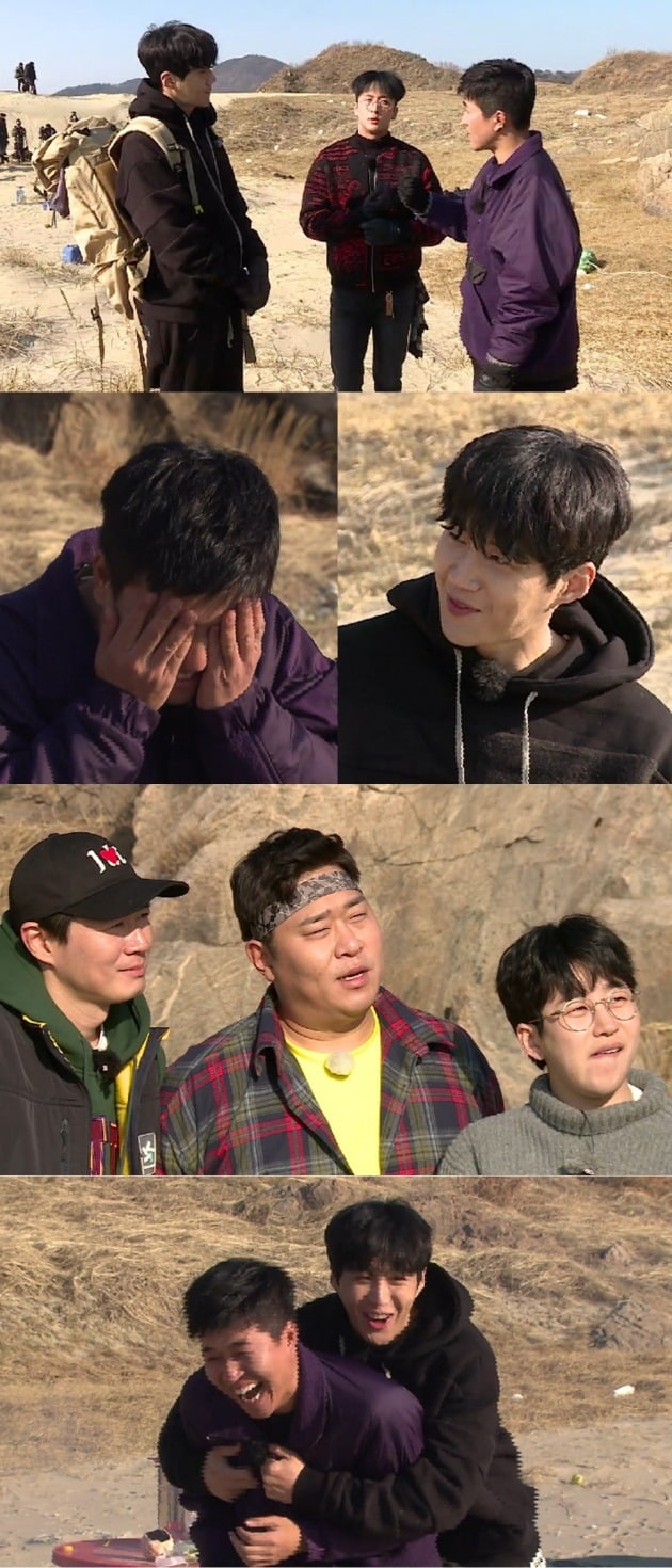 '1박 2일'에서 '김씨 동맹'을 맺은 김선호, 라비, 김종민 / 사진제공=KBS2