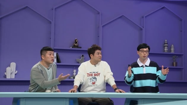 '해피투게더4' MC 조세호(왼쪽부터), 전현무, 유재석/ 사진제공=KBS2