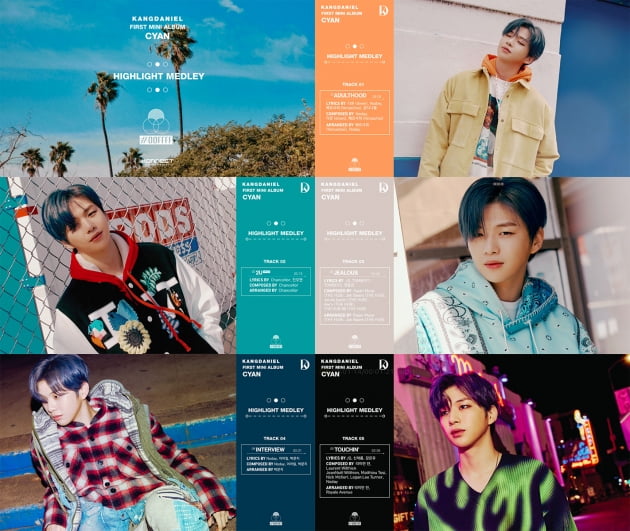 가수 강다니엘의 미니앨범 하이라이트 메들리 / 사진=커넥트엔터테인먼트 제공