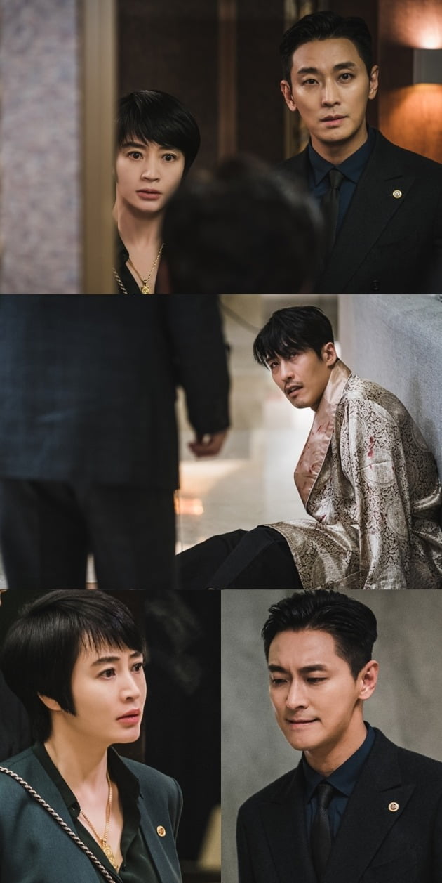 ‘하이에나’ 김혜수와 주지훈 앞에 지현준이 다시 나타났다. /사진제공=SBS