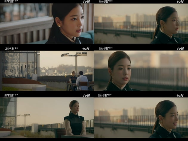 지난 26일 방송된 '슬기로운 의사생활' 속 배우 기은세/ 사진=tvN 방송 화면