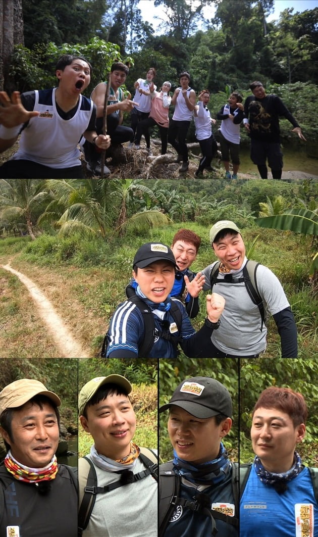 '정글의 법칙 with 바탁'에서 김병만, 이상준, 양세형, 노우진 등 개그맨 4인방이 G4를 결성했다. / 사진제공=SBS