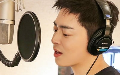 '슬기로운 의사생활' 조정석, OST '아로하' 녹음 현장 공개