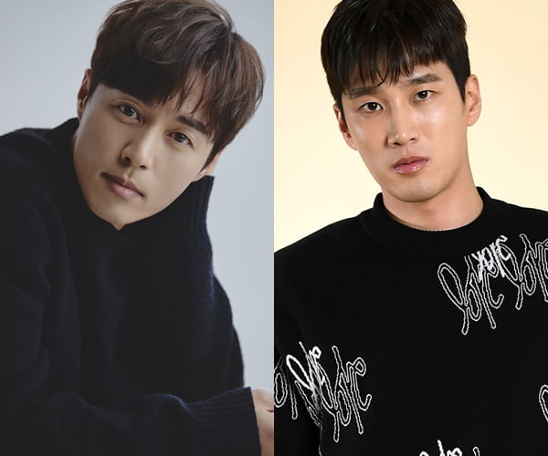 배우 오민석(왼쪽)과 안보현/ 사진=제이와이드컴퍼니 제공, 텐아시아DB